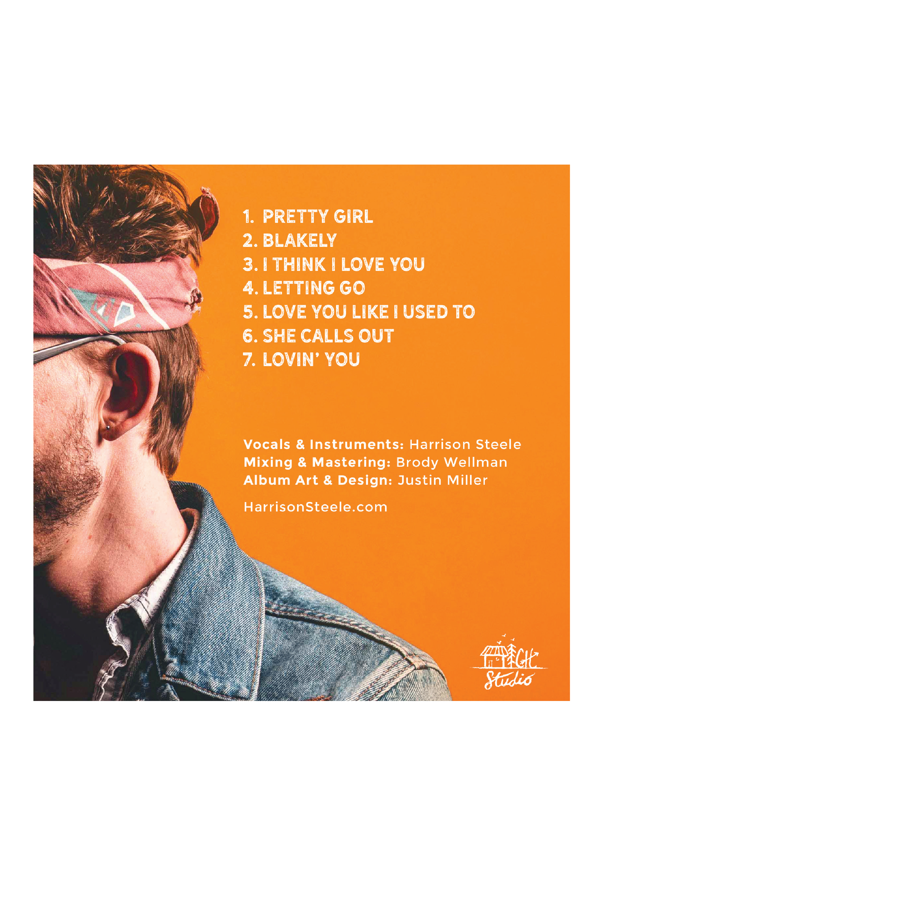 Harrison Steele self-titled debut album (Signed 12" Vinyl)